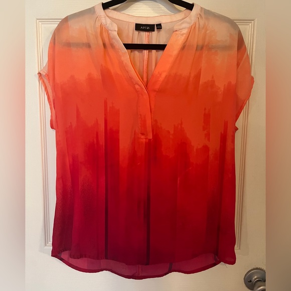 Apt. 9 Tops - Ombré Sheer Blouse